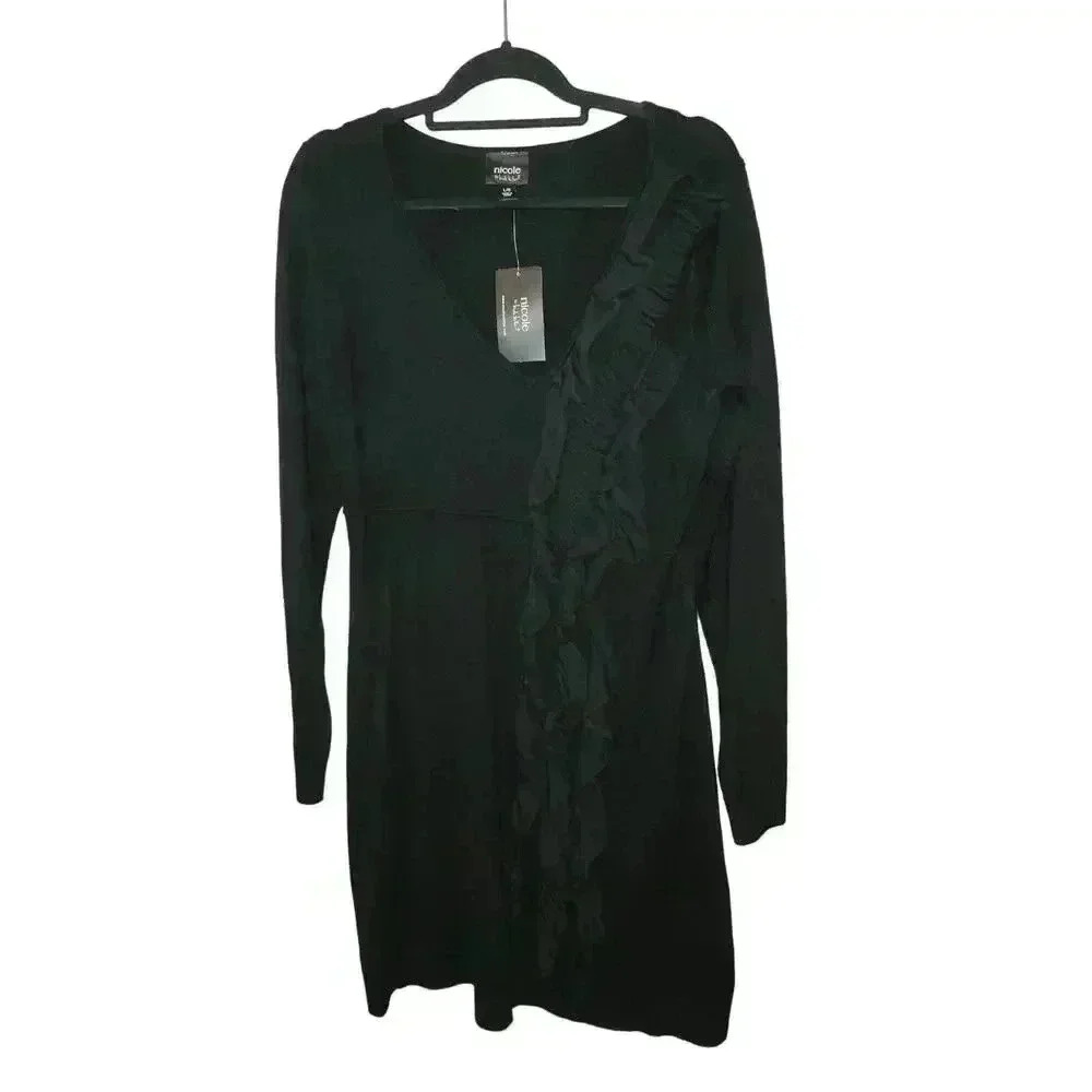 Nicole Miller Black Dress - Picture 1 of 2